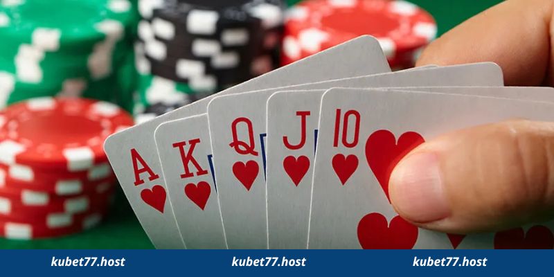 Các vòng cược trong game bài Poker Kubet tại Kubet